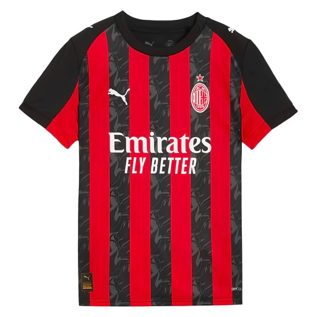 2025-2026 AC Milan Home Shirt (Kids) (Fullkrug 9)-SoccerKits Hub | Buy Soccer Jerseys Online